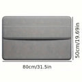 Non-Slip Shower Absorbent Bath Mat, Quick Dry Soft Plush - Dark Grey - view 4