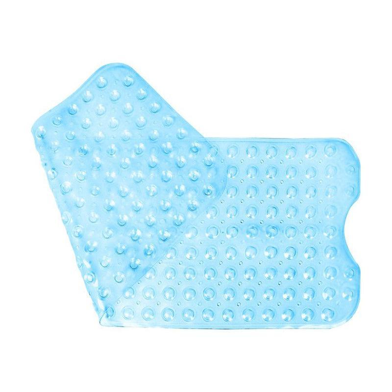 Non Slip Shower Mat with Suction Cups 100x40cm - Blue
