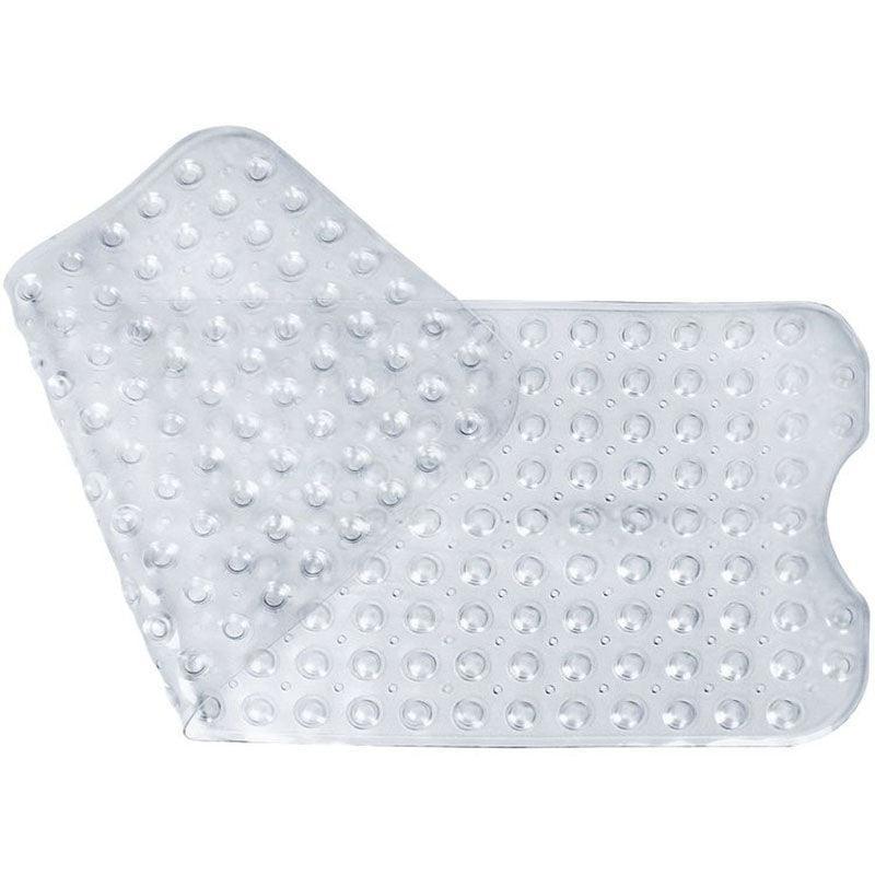 Non Slip Shower Mat with Suction Cups 100x40cm - Clear