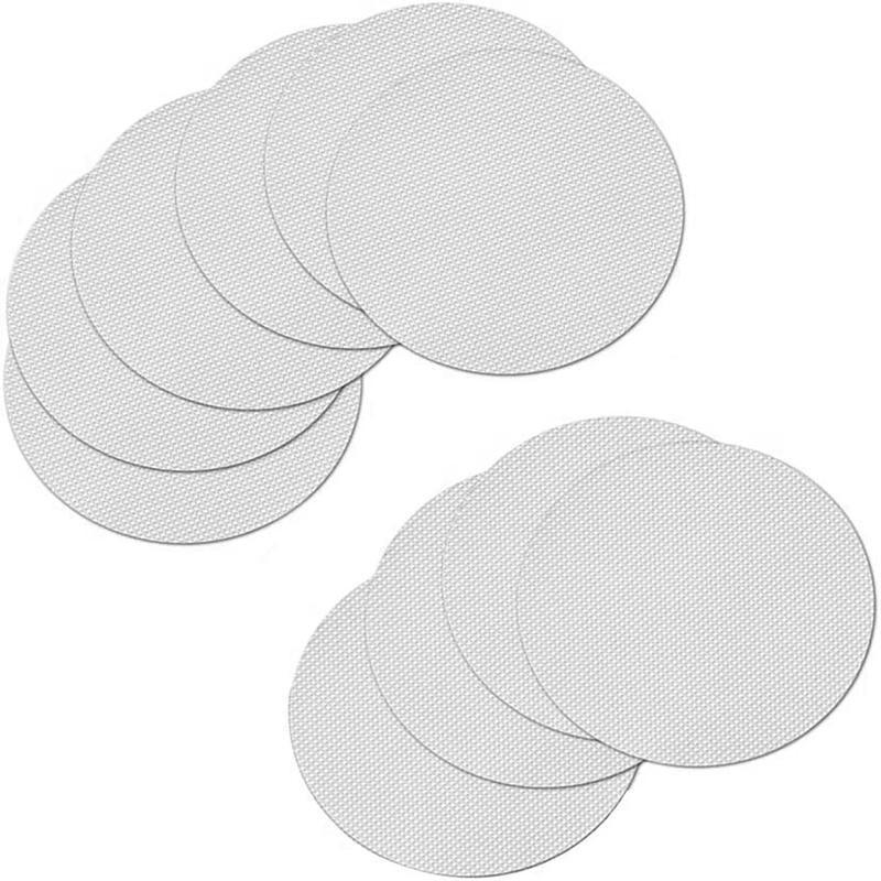 Non-Slip Shower Strip Stickers, Round 10 cm - Pack of 10
