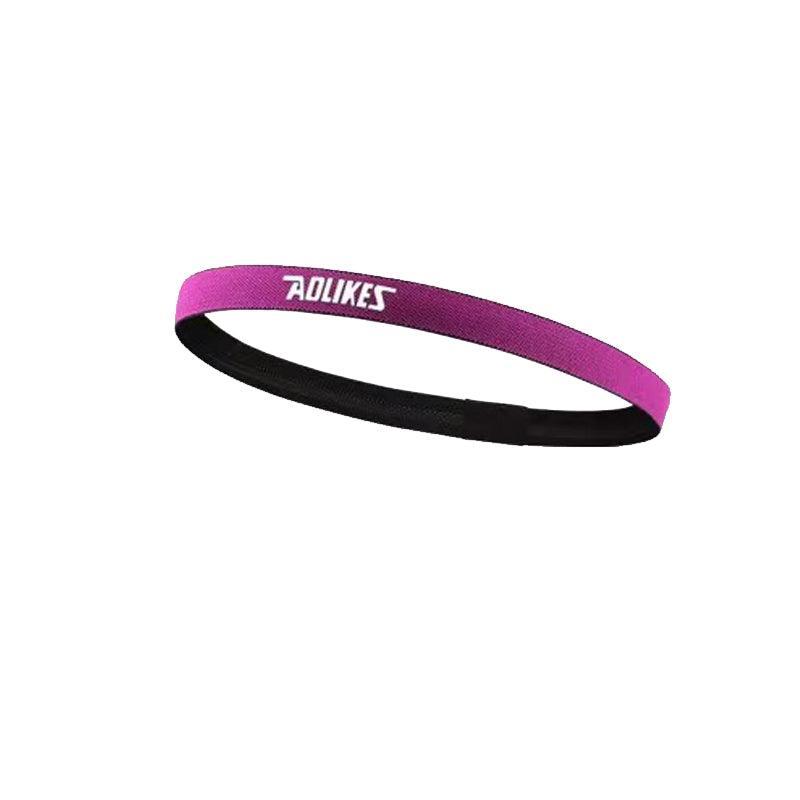 Non-Slip Sports Elastic Headband for Women, Yoga and Running - Purple