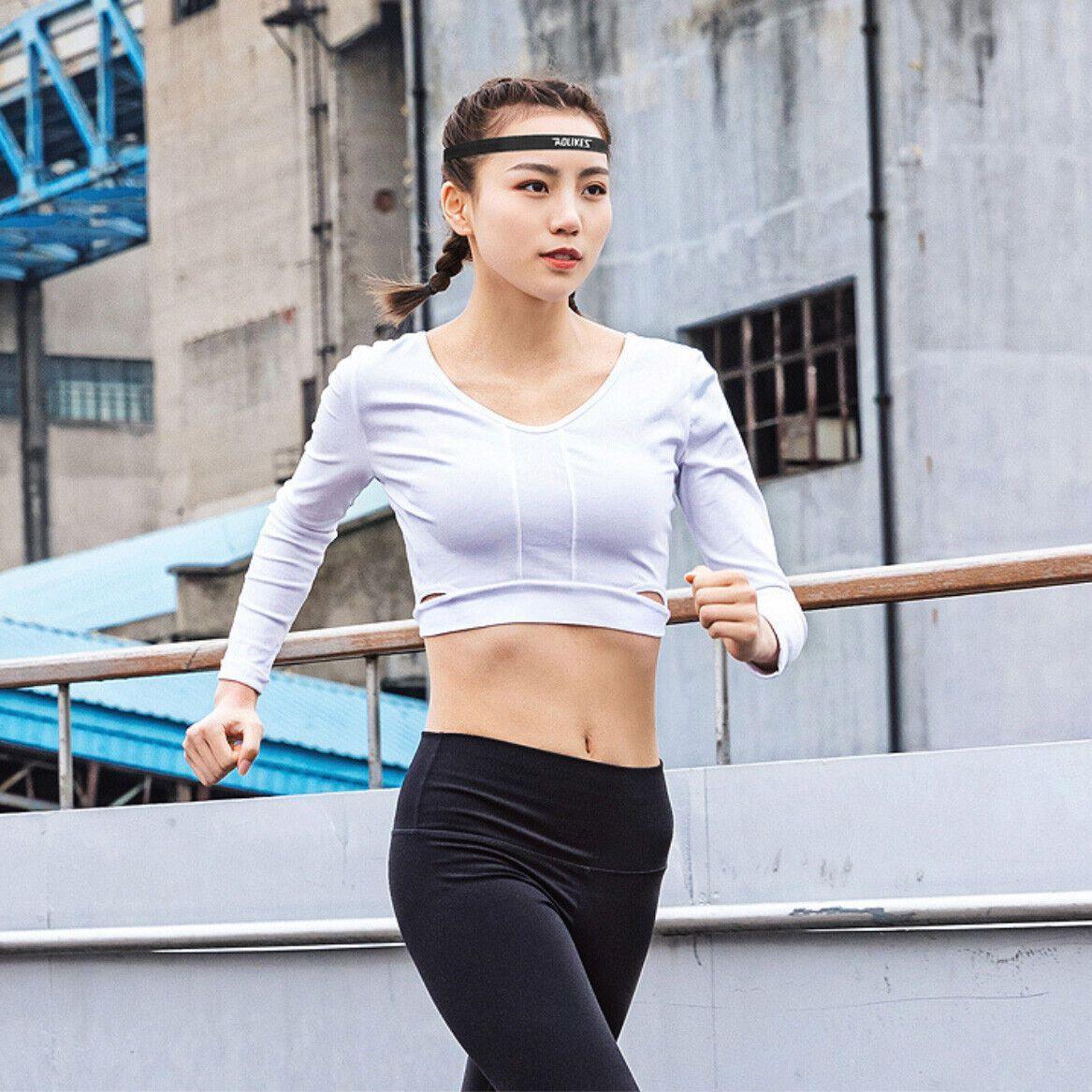 Non-Slip Sports Elastic Headband for Women, Yoga and Running - Purple - view 5