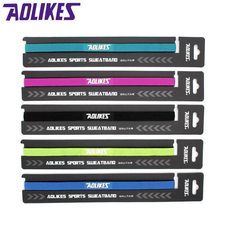Non-Slip Sports Elastic Headband for Women, Yoga and Running - Yellow - view 4