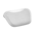 Non-Slip Waterproof Bathtub Pillow with Polyurethane Neck Support - White