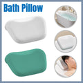 Non-Slip Waterproof Bathtub Pillow with Polyurethane Neck Support - White - view 2