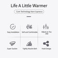 Non-Slip Waterproof Bathtub Pillow with Polyurethane Neck Support - White - view 5