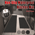 Non-Slip Waterproof Kitchen Floor Mat, Easy Clean PVC - Small 44 x 75cm, Blue - view 2