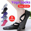 Non Slip Yoga Socks with Grip for Women - Black - view 2