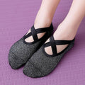 Non Slip Yoga Socks with Grip for Women - Black - view 5