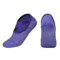 Non Slip Yoga Socks with Grip for Women - Purple