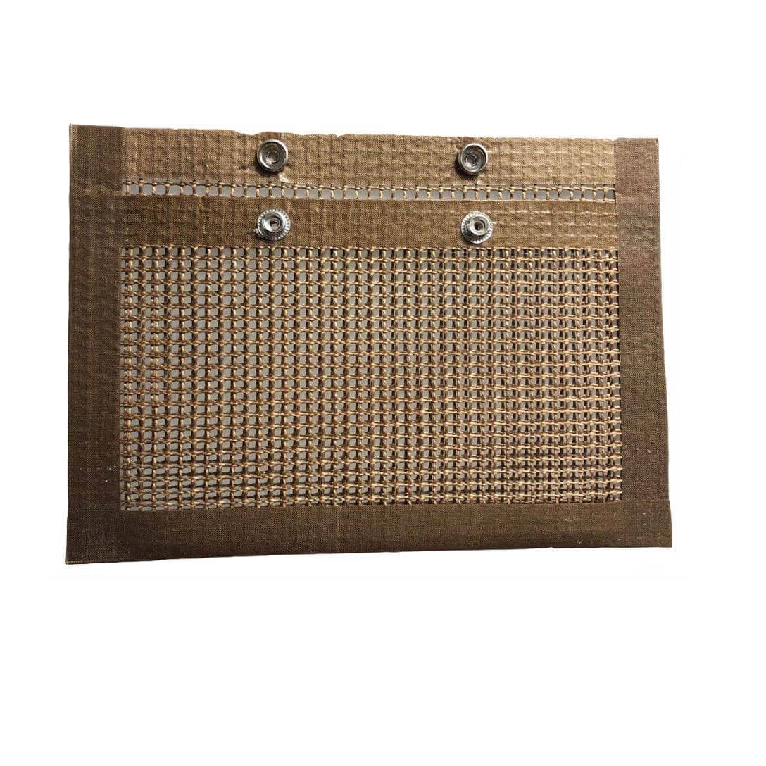 Non-Stick BBQ Mesh Grill Bag, Reusable, 22 x 27 cm - Copper Brown