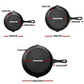 Non Stick Cast Iron Frying Pan Set of 3 - 16cm, 20cm and 26cm Skillet Cookware - view 3