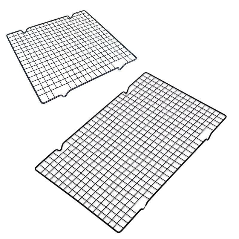 Non-Stick Cooling Rack for Baking, Rectangle Mesh Drying Rack - Large (40 x 25 cm), Single - view 3