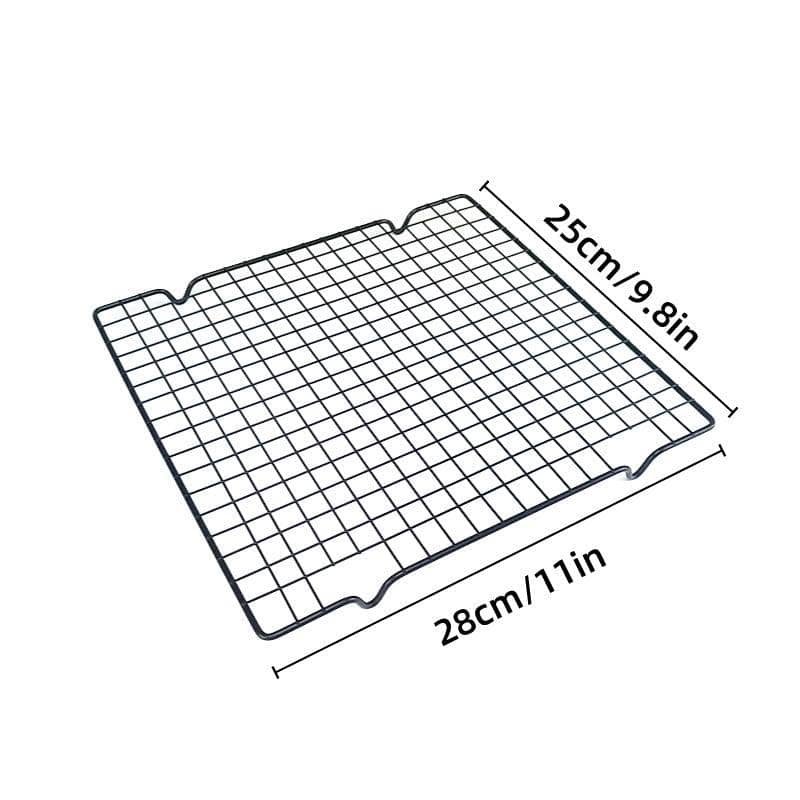 Non-Stick Cooling Rack for Baking, Rectangle Mesh Drying Rack - Large (40 x 25 cm), Single - view 5
