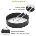 Non-Stick Egg Rings Pack of 2 with Foldable Handles for Frying Pans - view 4