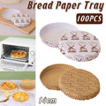 Non-Stick Oil-Proof Baking Paper Trays, 14cm Round - Kraft, Pack of 100 - view 2