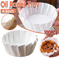 Non-Stick Oil-Proof Cake Paper Trays, Pack of 100 - 6 Inch (13.5 cm) - view 2