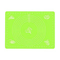 Non-Stick Silicone Dough Rolling Mat - Green, 40 x 30 cm