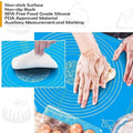 Non-Stick Silicone Dough Rolling Mat - Green, 40 x 30 cm - view 4