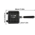 Non-Stick Waffle Pan Mould, DIY Cake Baking Tool for Kitchen Oven and Gas Stovetop - view 3