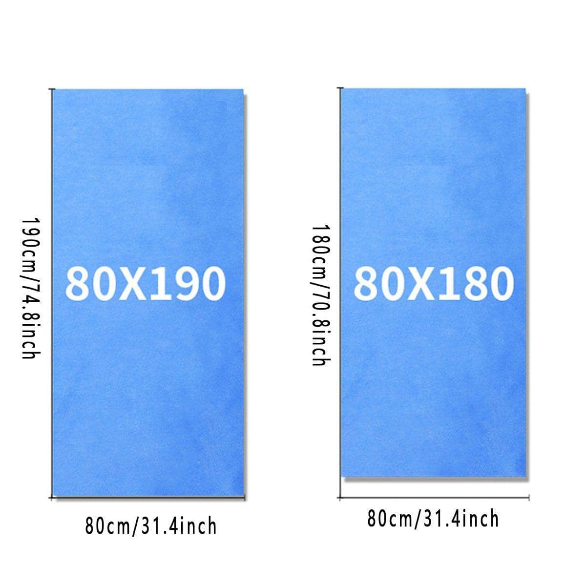 Non-Woven Breathable Bed Sheets for Beauty Salon and Spa, Pack of 100 - White, 80 x 180 cm - view 4