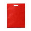 Non-Woven Flat Pocket Shopping Bags, Pack of 100 - Red, 30 x 40 cm - view 2
