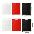 Non-Woven Flat Pocket Shopping Bags, Pack of 100 - White, 25 x 30 cm - view 4