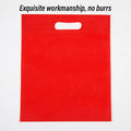 Non-Woven Flat Pocket Shopping Bags, Pack of 100 - White, 25 x 30 cm - view 5