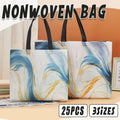 Non Woven Reusable Shopping Tote Bags Pack of 25 - Size S (32 x 27 cm), Blue - view 2