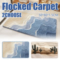 Nonslip Absorbent Bath Mat, Sea Design - 80 x 50cm, Multicolour - view 2