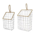 Nordic Wire Woven Storage Basket - Small (11.9 x 6.1 x 19.1 cm) - view 3