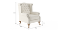 Brosa Nottage Armchair (Classic Cream)