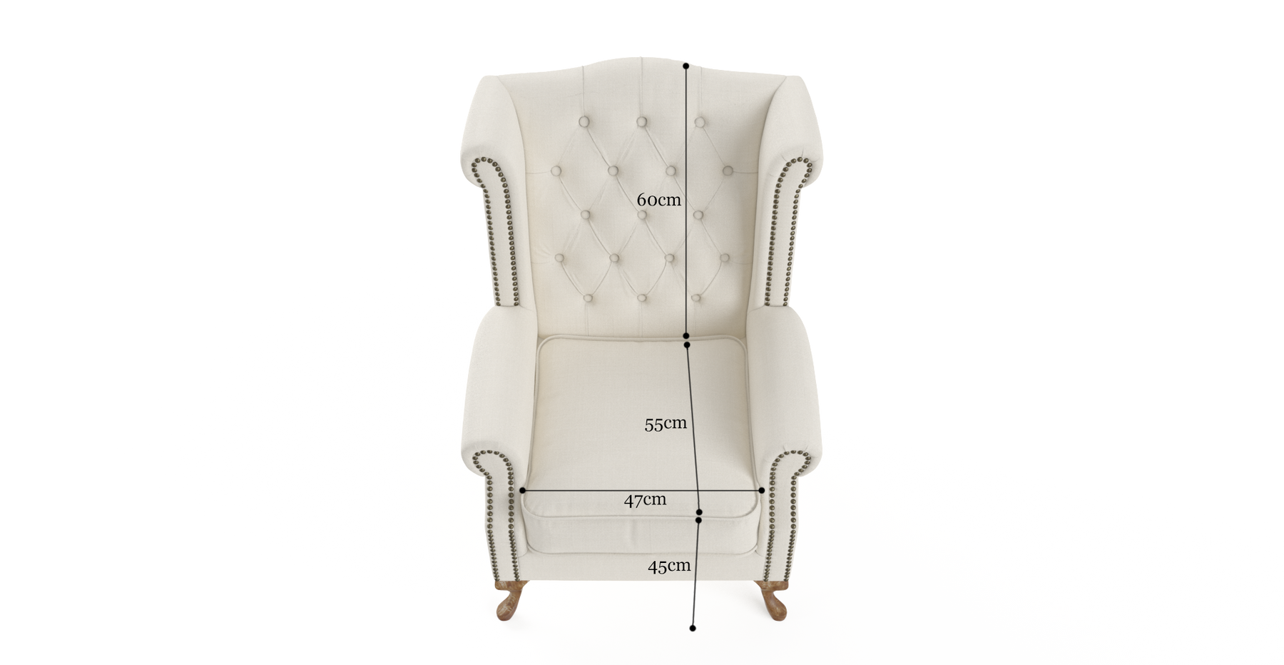 Brosa Nottage Armchair (Classic Cream)