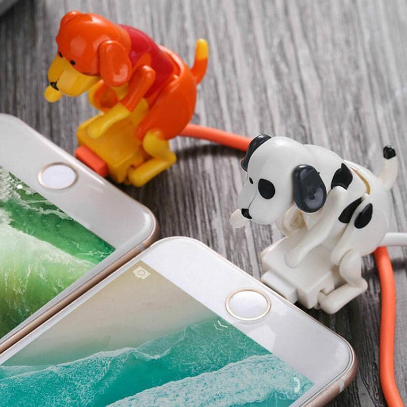 Novelty Dog Figure USB Cable for Type-C Charging - White - view 4