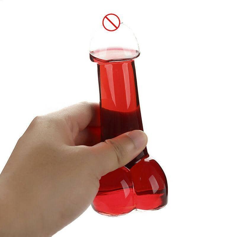 Novelty Penis Shaped Wine Glass Cups, Set of 4 for Cocktail Parties - view 5