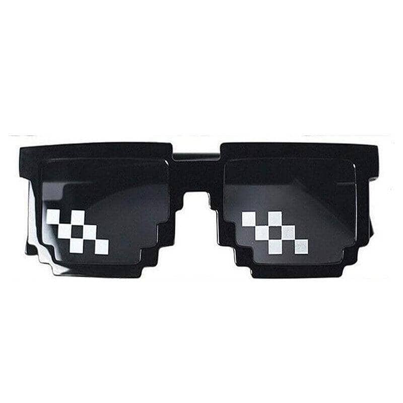 Novelty Pixel Sunglasses - Large Frame, Two Rows