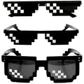 Novelty Pixel Sunglasses - Small Frame, One Row - view 3