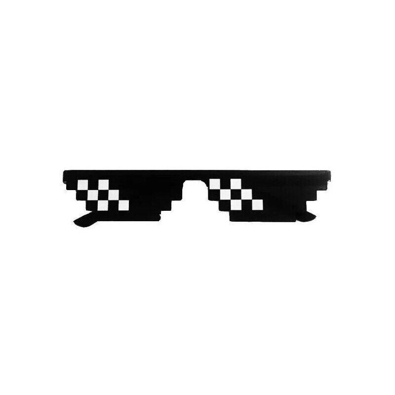 Novelty Pixel Sunglasses - Small Frame, Two Rows