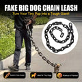 Novelty Plastic Chain Prop Leash for Tiny Dogs and Photo Props