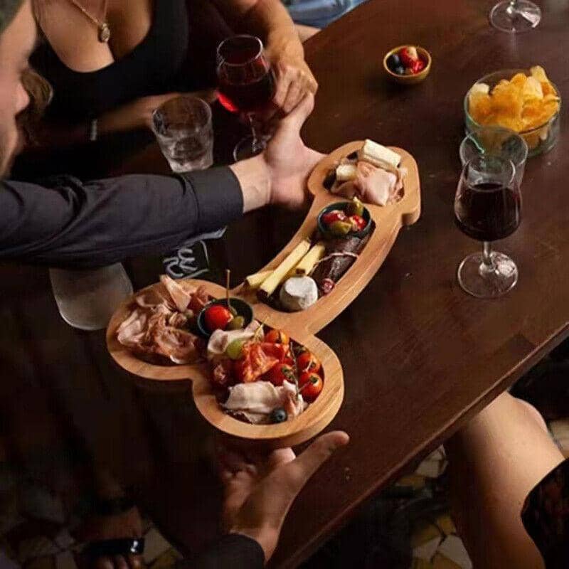 Novelty Wooden Cheese Board Platter - Large (40 cm) - view 5