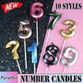 Number 2 Birthday Candle with Stand - Individually Packed - view 2
