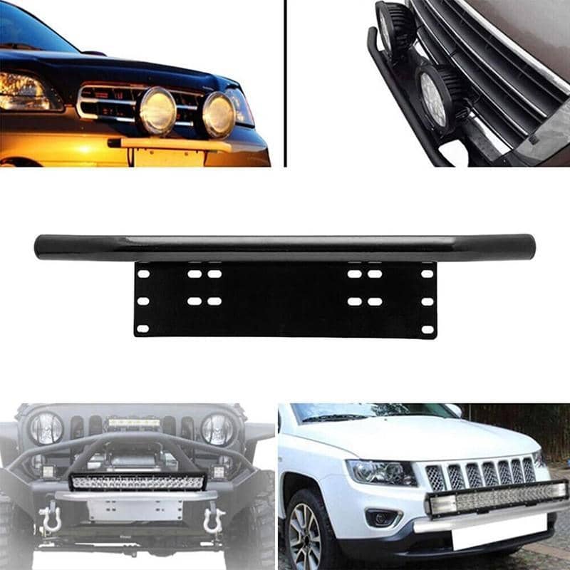 Number Plate Mount Bracket for LED Light Bar - 600 mm, Black - view 4