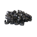 Numbered Clip-On Bird Leg Bands, Pack of 100 - Black