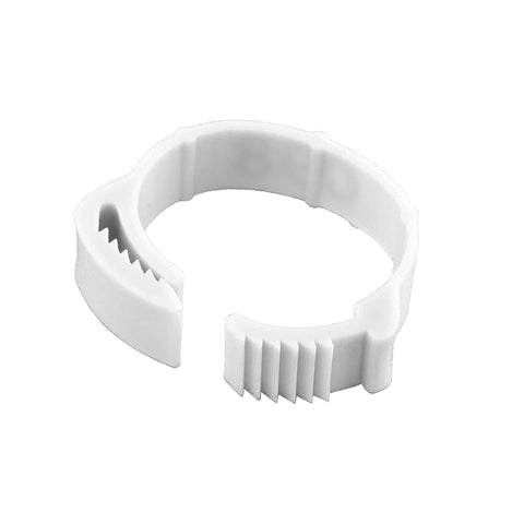 Numbered Poultry Leg Rings for Chickens and Ducks - White, Pack of 100