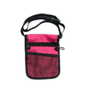 Nurse Waist Pouch Bag with Key Ring - Rose Red