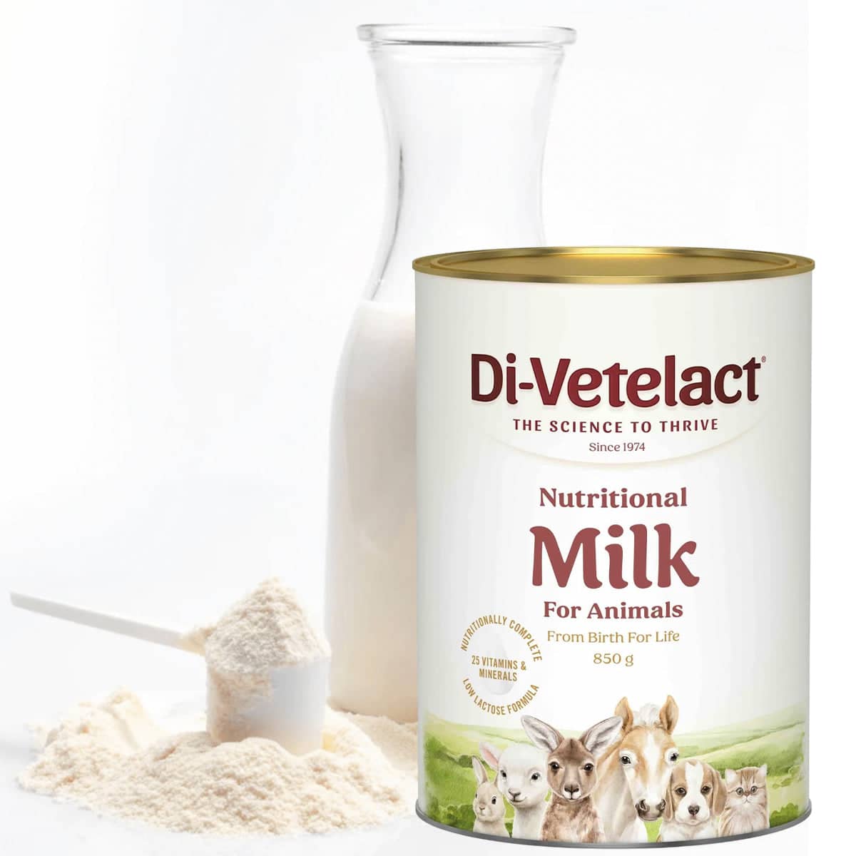 Nutritional Milk Replacer for Animals and Pets, 850 g - view 3