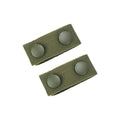 Nylon Belt Snap-On Retainer Loops, Pack of 2 - Olive Green