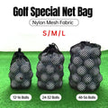 Nylon Golf Ball Net Bag with Drawstring - Medium (13 x 22 cm) - view 2