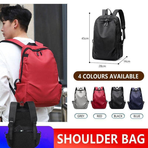 Nylon Laptop Backpack 28 x 14 x 45 cm - Black - view 2
