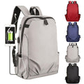 Nylon Laptop Backpack 28 x 14 x 45 cm - Red - view 3